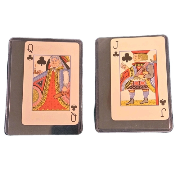 Vintage Tiffany & Co. Playing Cards Two Cards ONLY Jack & Queen of Clubs Sealed - Picture 4 of 5